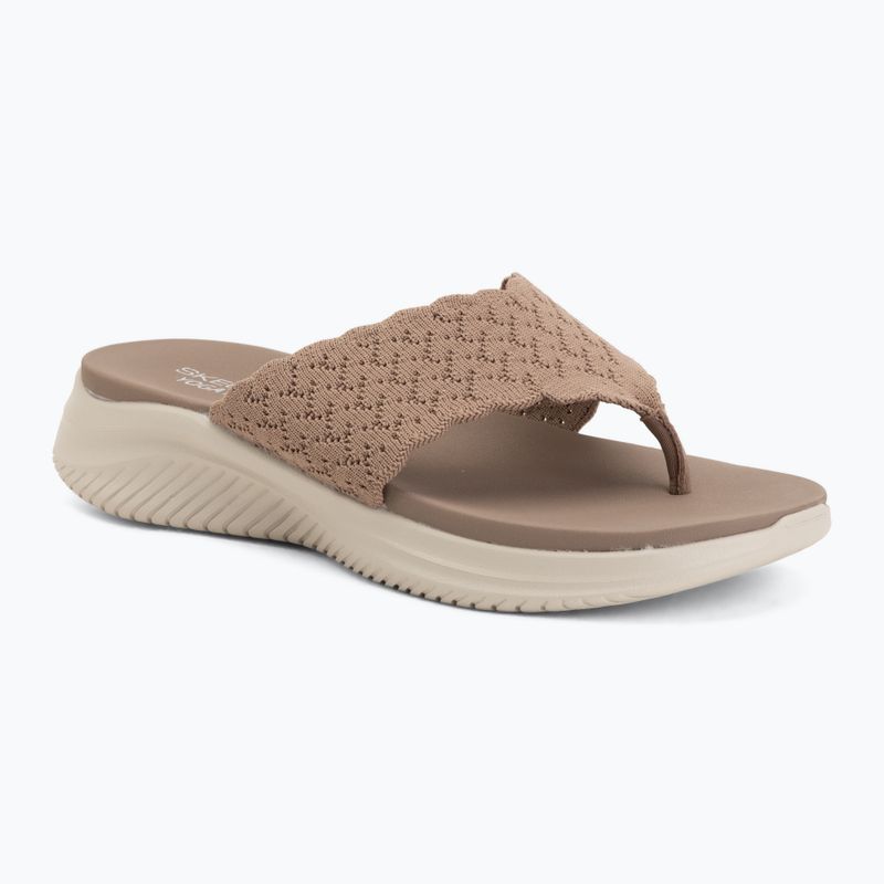 Шльопанці жіночі SKECHERS Ultra Flex 3.0 Rhythm Waves brown