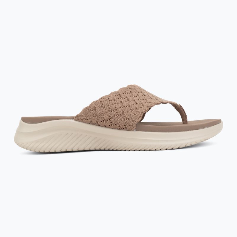 Шльопанці жіночі SKECHERS Ultra Flex 3.0 Rhythm Waves brown 2