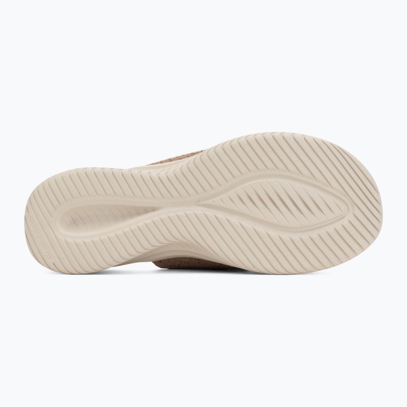 Шльопанці жіночі SKECHERS Ultra Flex 3.0 Rhythm Waves brown 4