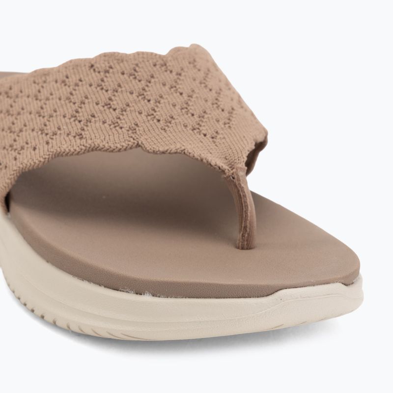 Шльопанці жіночі SKECHERS Ultra Flex 3.0 Rhythm Waves brown 7