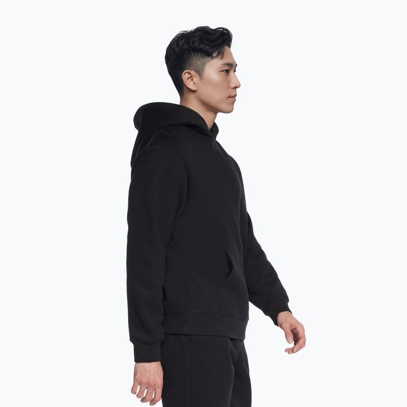 Кофта чоловіча SKECHERS Max Soft Hoodie black 4
