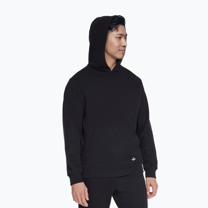 Кофта чоловіча SKECHERS Max Soft Hoodie black 5