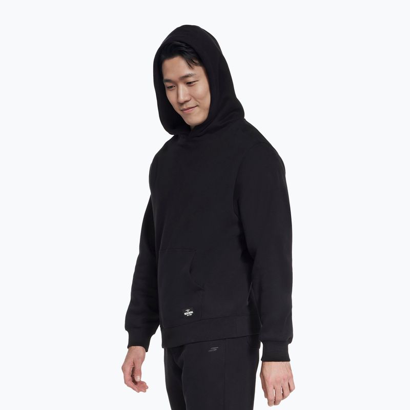 Кофта чоловіча SKECHERS Max Soft Hoodie black 6