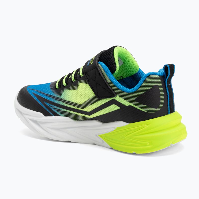 Кросівки дитячі SKECHERS Flex-Glow Ultra black/blue/lime 3