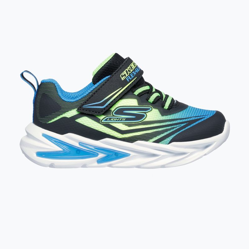 Кросівки дитячі SKECHERS Flex-Glow Ultra black/blue/lime 2