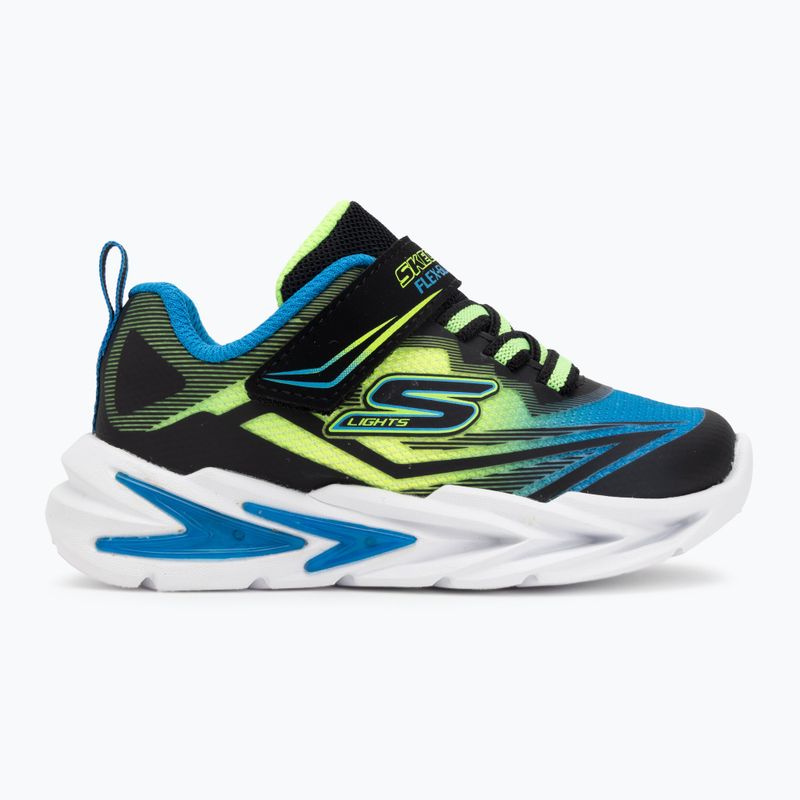 Кросівки дитячі SKECHERS Flex-Glow Ultra black/blue/lime 2