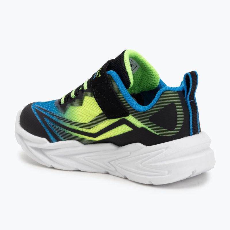 Кросівки дитячі SKECHERS Flex-Glow Ultra black/blue/lime 3