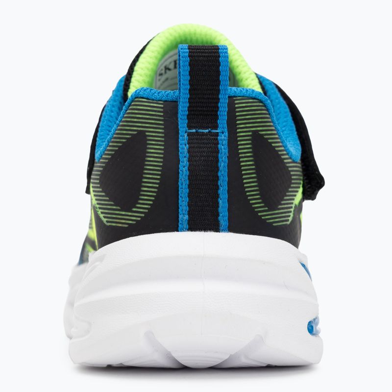 Кросівки дитячі SKECHERS Flex-Glow Ultra black/blue/lime 6