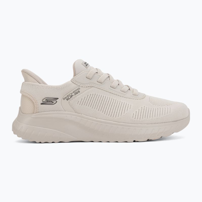 Кросівки чоловічі SKECHERS Bobs Squad Chaos Solid Step white 2