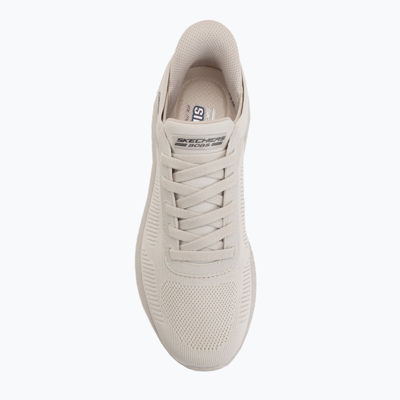 Кросівки чоловічі SKECHERS Bobs Squad Chaos Solid Step white 5