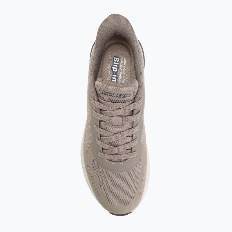 Кросівки чоловічі SKECHERS Bobs Squad 4 brown 5