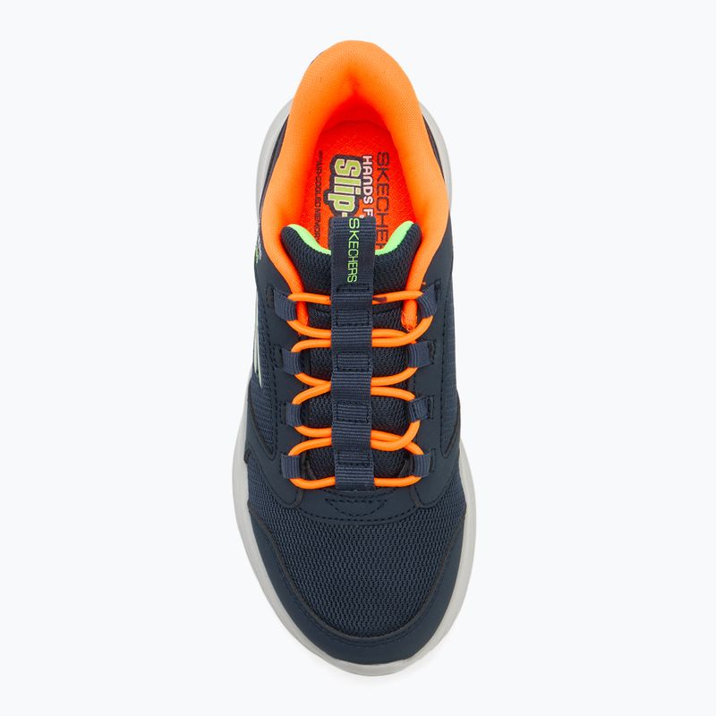 Кросівки дитячі SKECHERS Go Run 400 V2 Turbo-Brisk navy/orange 5