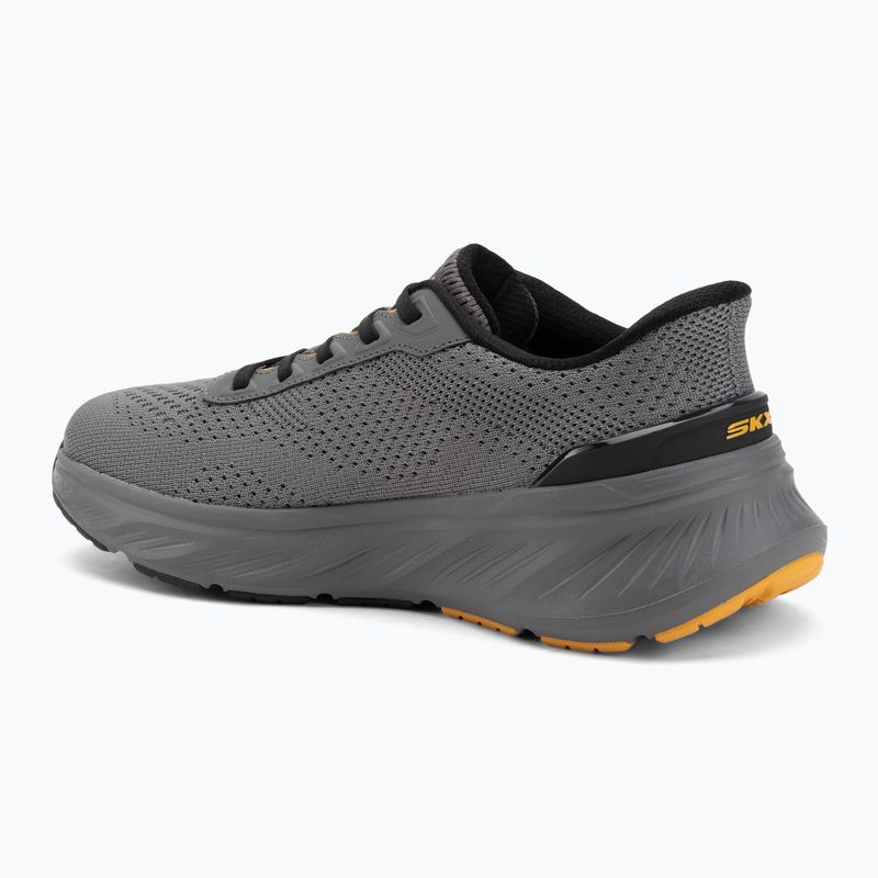 Кросівки чоловічі Skechers Edgeride Erlson charcoal/yellow 3