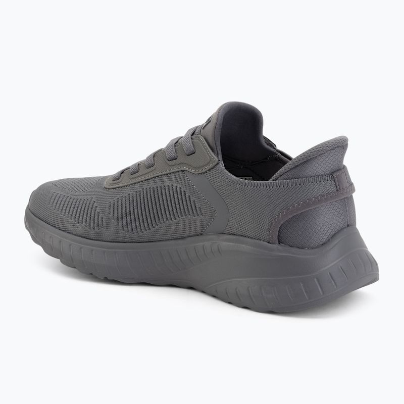 Кросівки чоловічі SKECHERS Bobs Squad Chaos Solid Step gray 3
