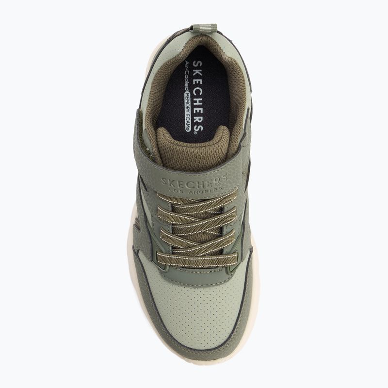 Черевики дитячі SKECHERS Uno Lite Echo Surge olive 5