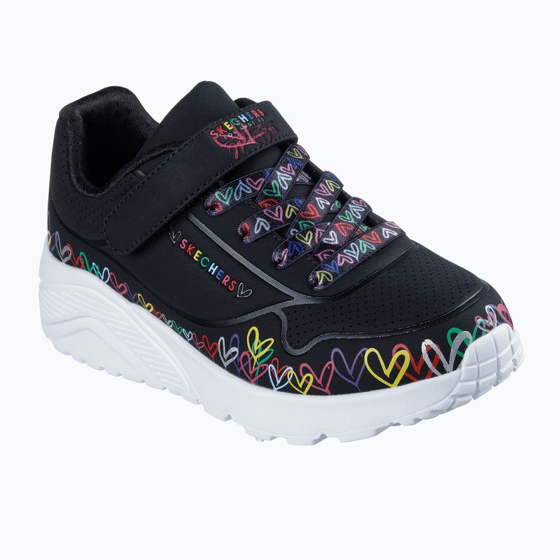 Кросівки дитячі SKECHERS Uno Lite Heart Craze black/multi 8