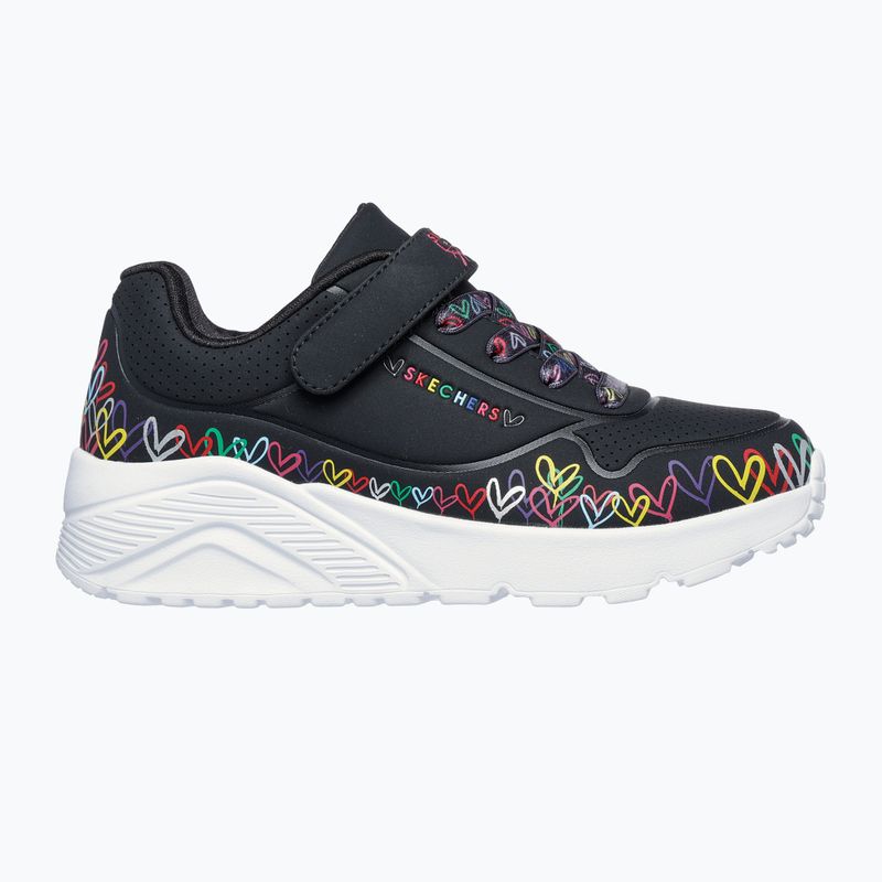Кросівки дитячі SKECHERS Uno Lite Heart Craze black/multi 9