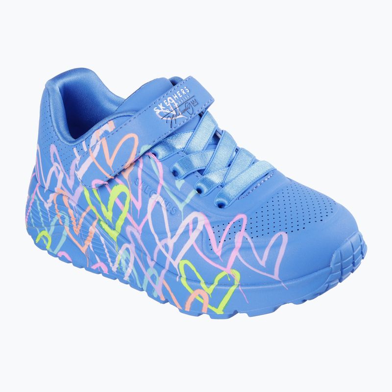 Кросівки дитячі SKECHERS Uno Lite Love Levitate blue/multi 8