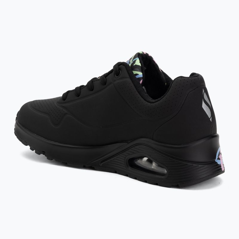 Кросівки жіночі SKECHERS JGoldcrown Uno Spread The Love black 3