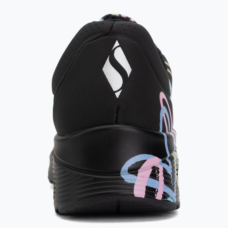 Кросівки жіночі SKECHERS JGoldcrown Uno Spread The Love black 6