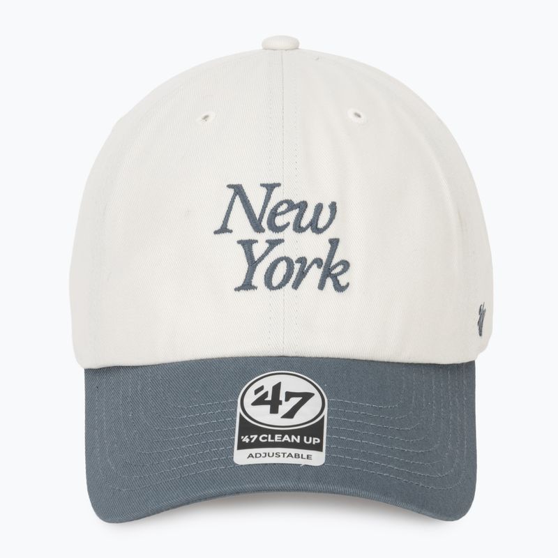 Кепка 47 Brand MLB New York Yankees Foundation Script TT CLEAN UP sandstone 2
