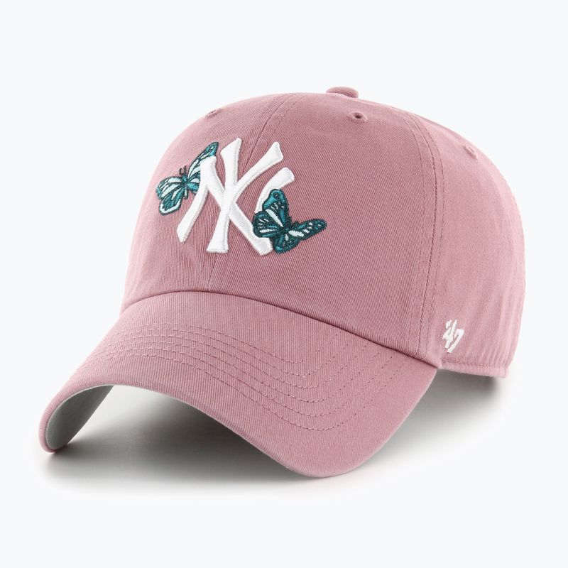 Кепка 47 Brand MLB New York Yankees Icon Alt CLEAN UP mauve