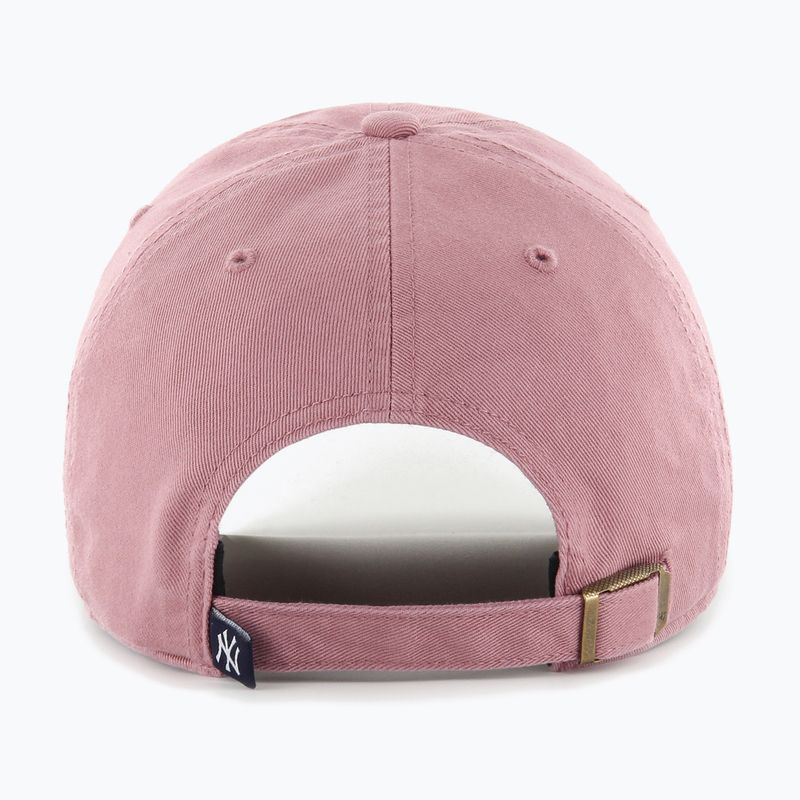 Кепка 47 Brand MLB New York Yankees Icon Alt CLEAN UP mauve 2