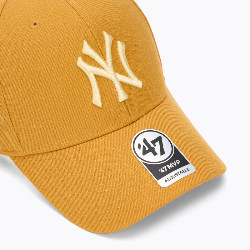 Кепка 47 Brand MLB New York Yankees MVP wheat 3