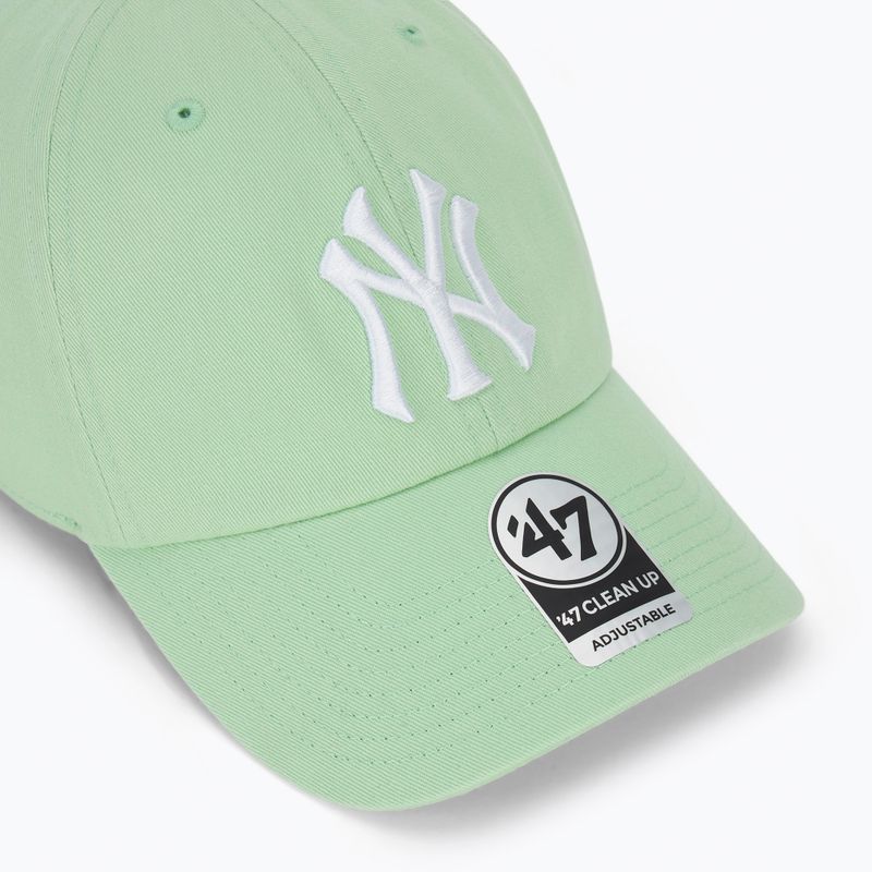 Кепка 47 Brand MLB New York Yankees CLEAN UP aloe 3
