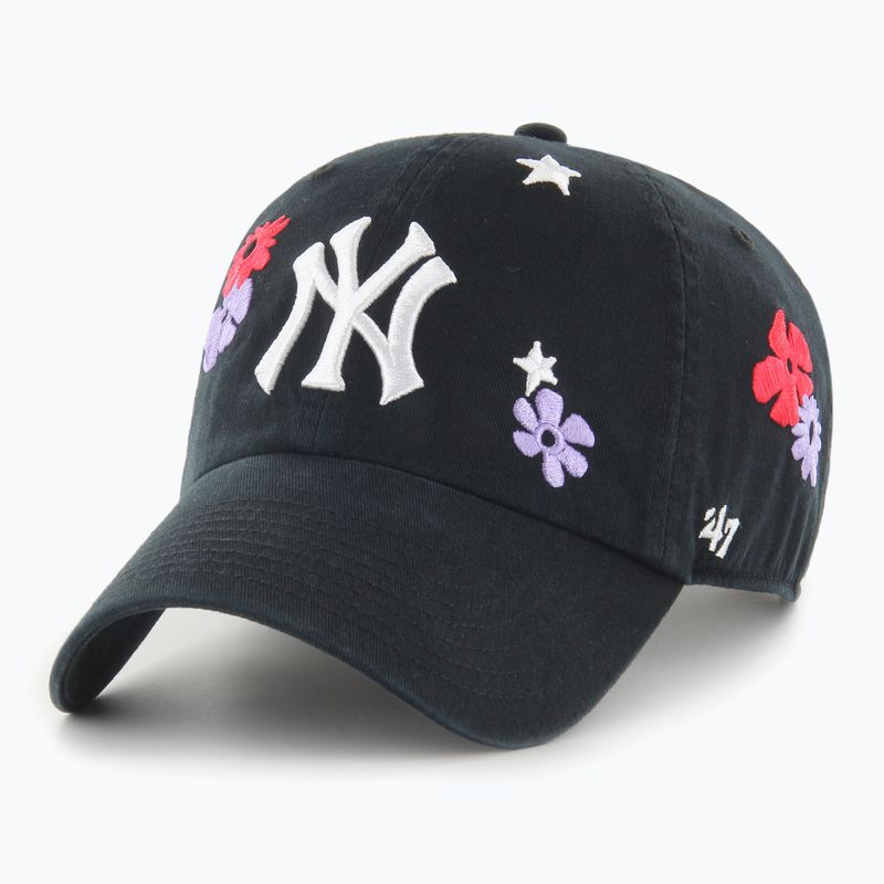 Кепка 47 Brand MLB New York Yankees Flora CLEAN UP black