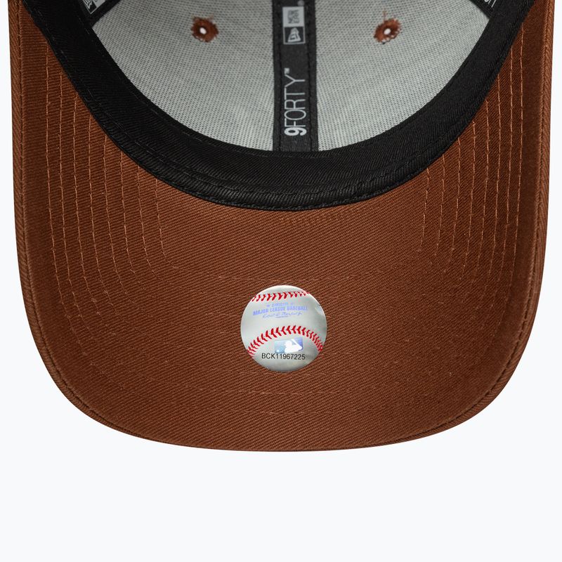 Шапка зимова New Era League Essential 9Forty New York Yankees dark auburn 5