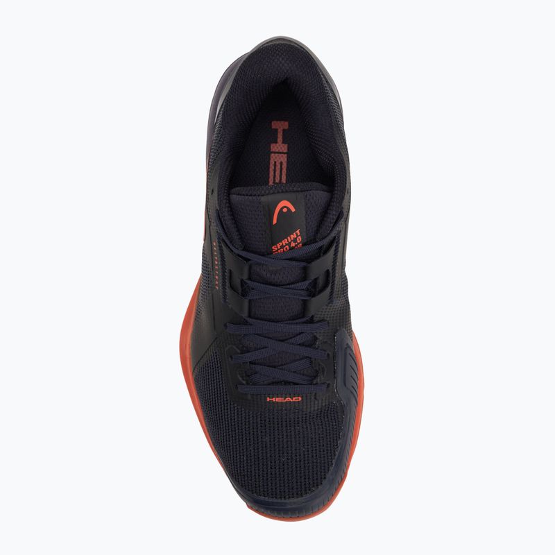 Кросівки для сквошу HEAD Sprint Pro 4.0 Indoor dark blue/red 5