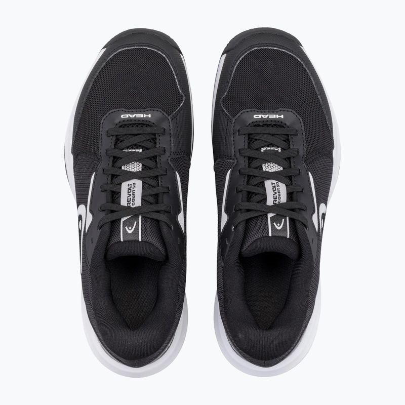 Кросівки тенісні чоловічі HEAD Revolt Court 5.0 black/white 11