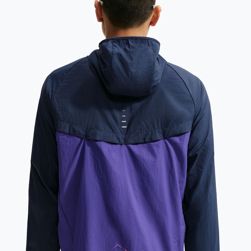 Куртка для бігу чоловіча Nike Stride Dri-Fit ADV midnight navy/court purple 5