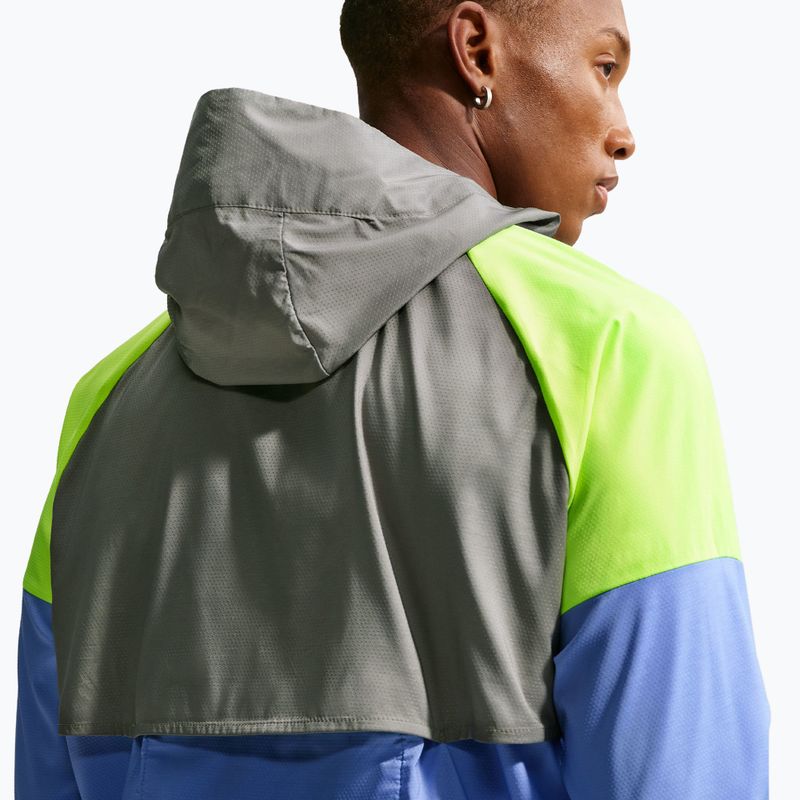 Куртка для бігу чоловіча Nike Impossibly Light Windrunner royal pulse/smoke grey/volt ice 6