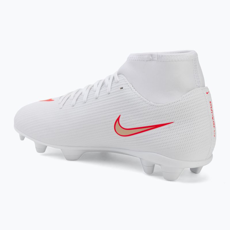 Кросівки футбольні чоловічі Nike Mercurial Superfly 11 Club white/bright crimson/blur 3