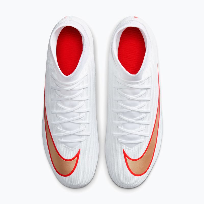 Кросівки футбольні чоловічі Nike Mercurial Superfly 11 Club white/bright crimson/blur 3