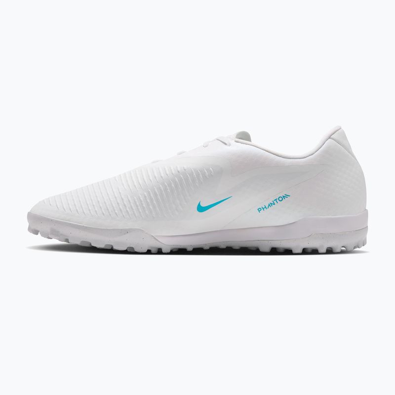 Кросівки футбольні чоловічі Nike Phantom 6 Low Academy TF white/white/dusty cactus 2
