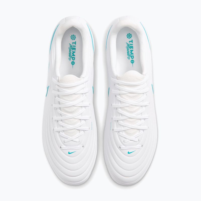 Кросівки футбольні чоловічі Nike Tiempo Maestro Academy FG/MG white/white/dusty cactus 4