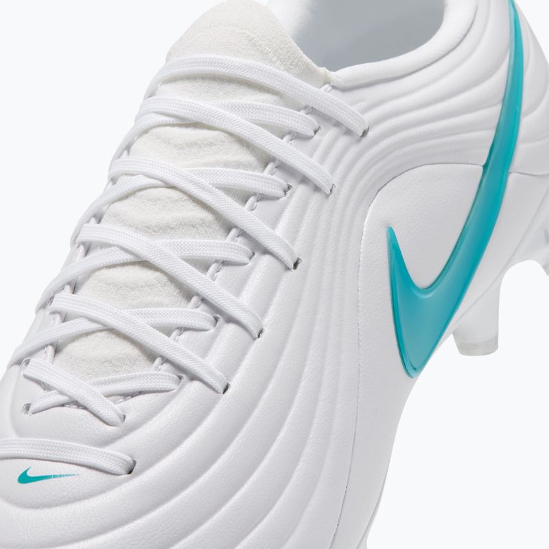Кросівки футбольні чоловічі Nike Tiempo Maestro Academy FG/MG white/white/dusty cactus 6