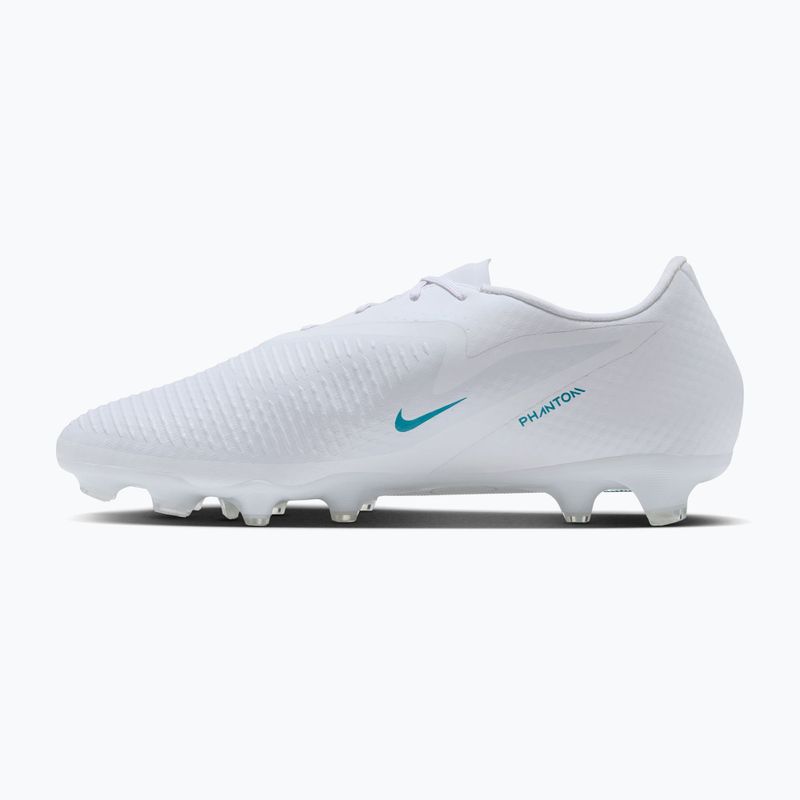 Кросівки футбольні чоловічі Nike Phantom 6 Low Academy FG/MG white/white/dusty cactus 2