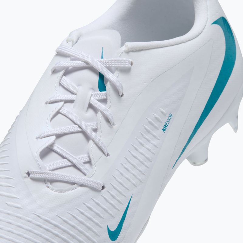 Кросівки футбольні чоловічі Nike Phantom 6 Low Academy FG/MG white/white/dusty cactus 6