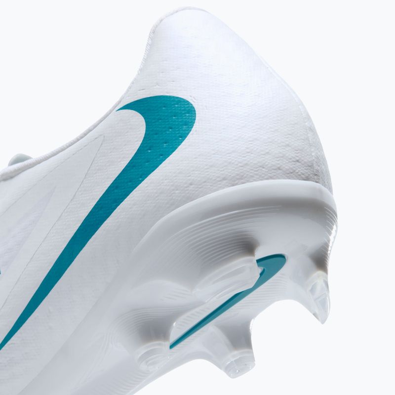Кросівки футбольні чоловічі Nike Phantom 6 Low Academy FG/MG white/white/dusty cactus 7