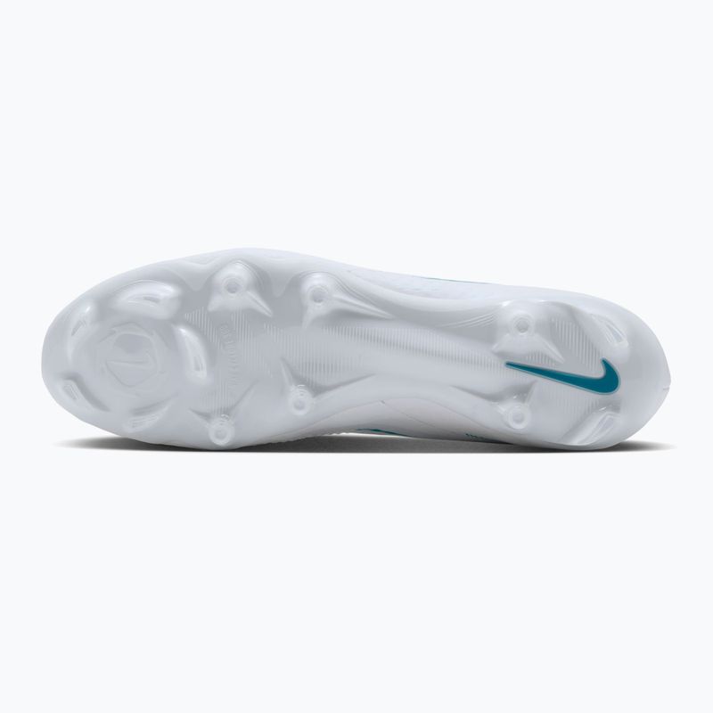 Кросівки футбольні чоловічі Nike Phantom 6 Low Academy FG/MG white/white/dusty cactus 9