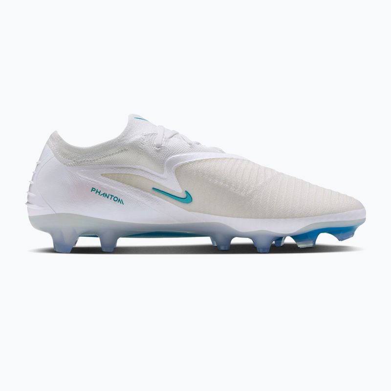 Кросівки футбольні чоловічі Nike Phantom 6 Low Elite FG white/white/dusty cactus 2