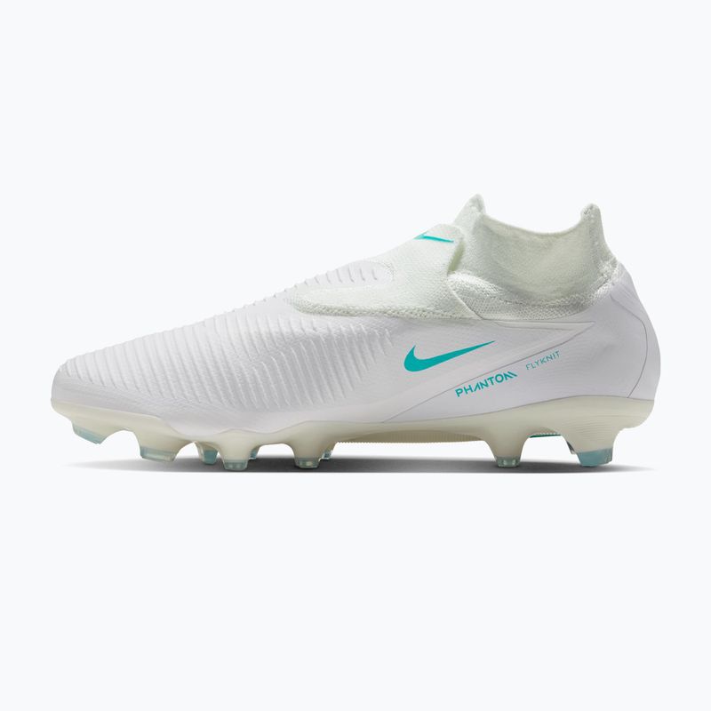 Кросівки футбольні чоловічі Nike Phantom 6 High Pro FG white/white/dusty cactus 2
