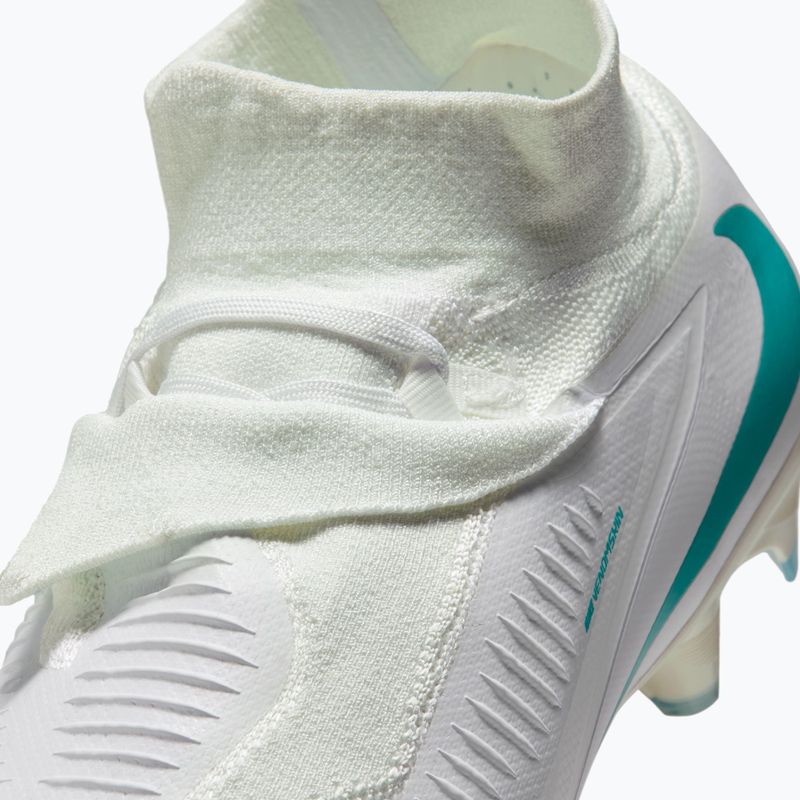Кросівки футбольні чоловічі Nike Phantom 6 High Pro FG white/white/dusty cactus 7