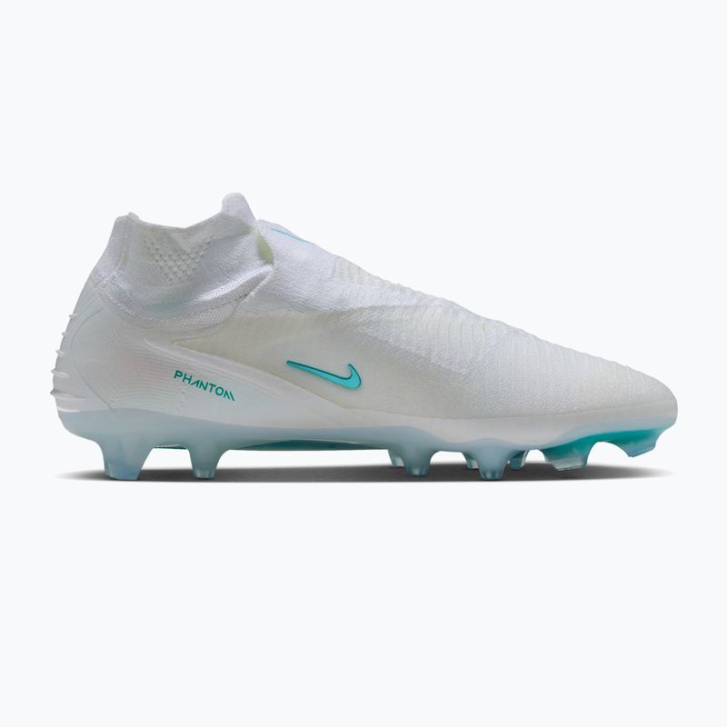 Кросівки футбольні чоловічі Nike Phantom 6 High Elite FG white/white/dusty cactus 2