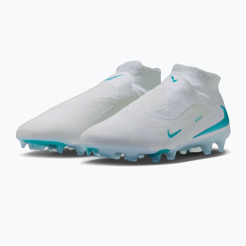 Кросівки футбольні чоловічі Nike Phantom 6 High Elite FG white/white/dusty cactus 3