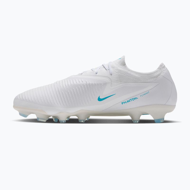Кросівки футбольні чоловічі Nike Phantom 6 Low Pro FG white/white/dusty cactus 2